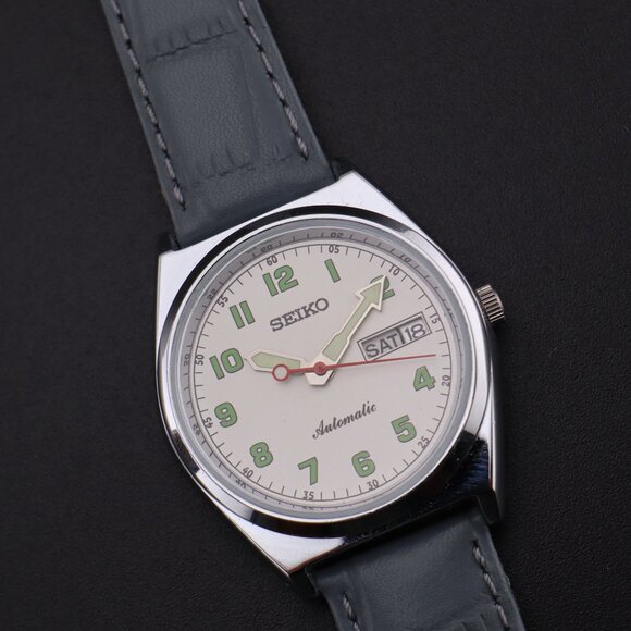 Vintage Seiko 5 Automatic 6309A Japanese Movement 17J D/D Men's Wrist Watch - Picture 4 of 15